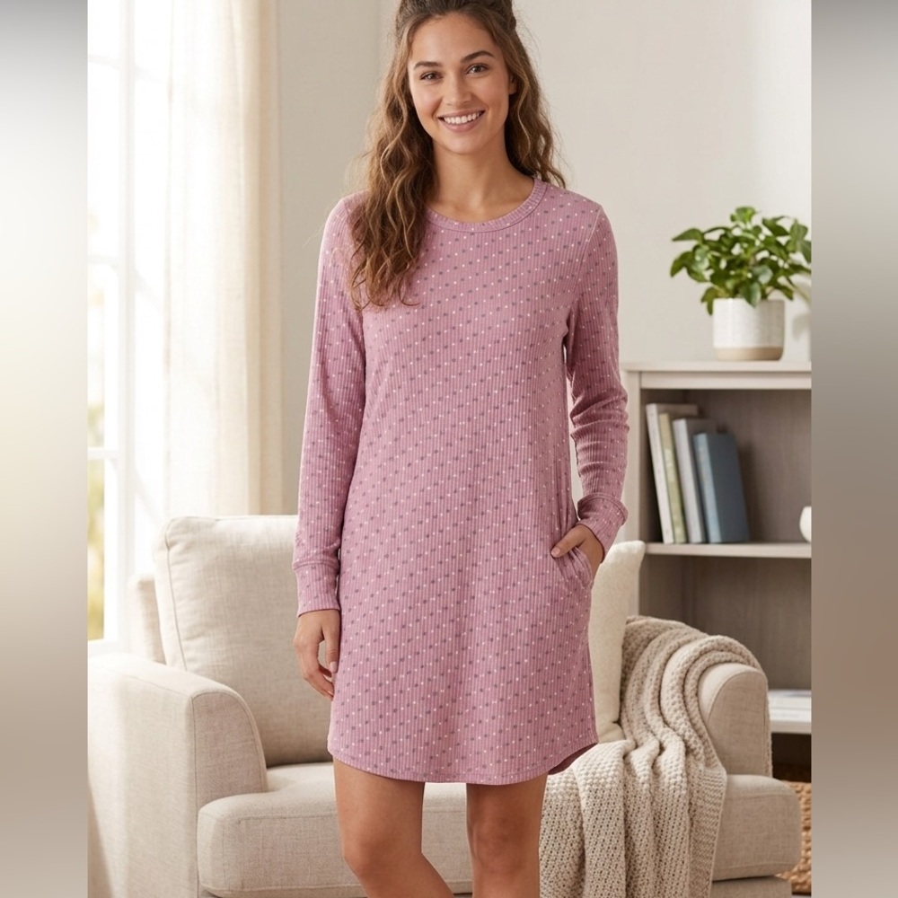 Laura Ashley Pink Patterned night gown